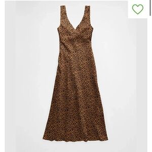 AE Leopard Midi Slip Dress